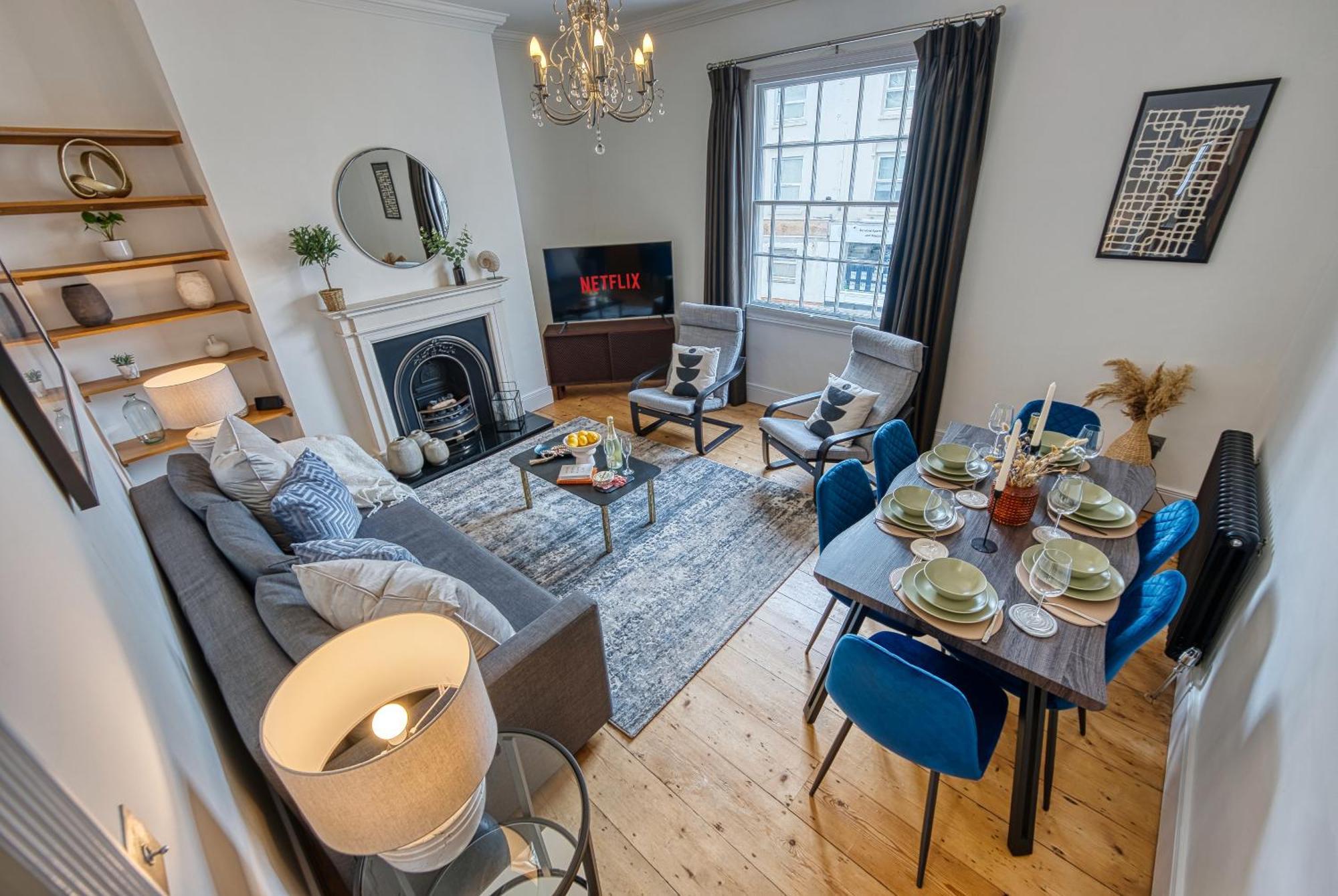 2 Bed Stunning Chic Modern Spacious Apt, Ocean Village, Southampton - Plenty Of Parking - By Blue Puffin Stays 外观 照片